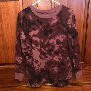 Purple Camo style Sweatshirt